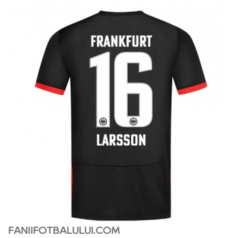 Eintracht Frankfurt Hugo Larsson #16 Tricou Fotbal Replică 2024-25 Barbati Deplasare